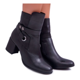 Botas Mujer Piel Slip Negro 1820 Laura Messi