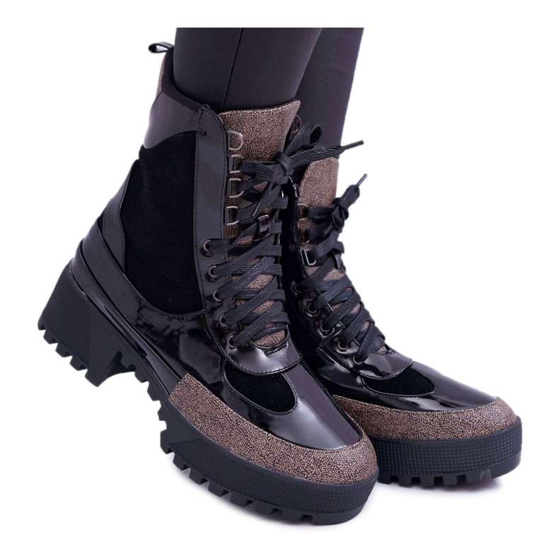 Botas altas de mujer negras Havok Trappers negro