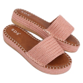 Pantuflas alpargatas rosas 7970-PL Rosa