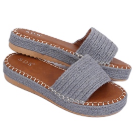 Pantuflas alpargatas azules 7970-PL Denim multicolor