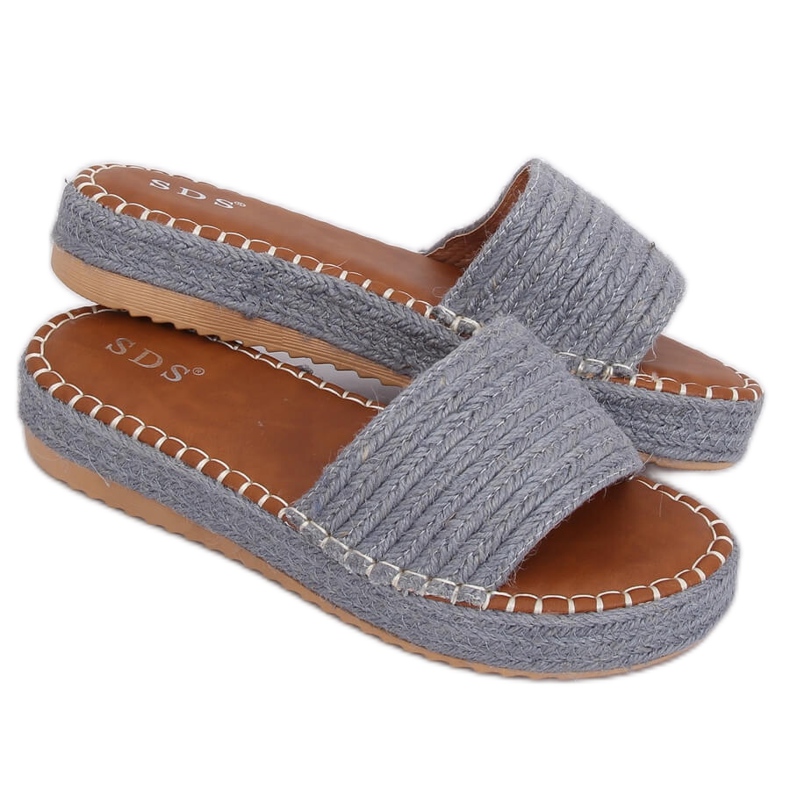 Pantuflas alpargatas azules 7970-PL Denim multicolor