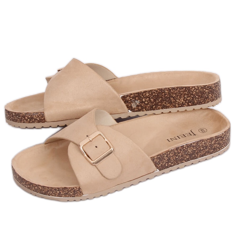 Pantuflas scholki beige 6103 Beige