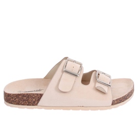 Pantuflas scholki beige BL3100-SF Beige