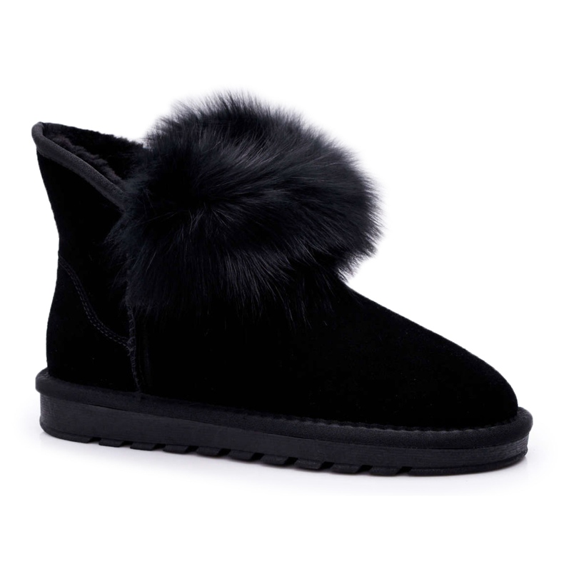 HAN Botas para la nieve de mujer con piel de ante negro Memento