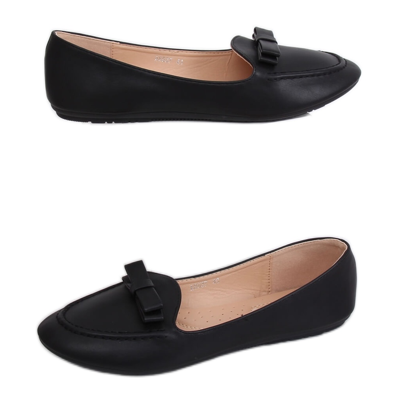 Mocasines de mujer negros A8637 Negro Ii Calidad