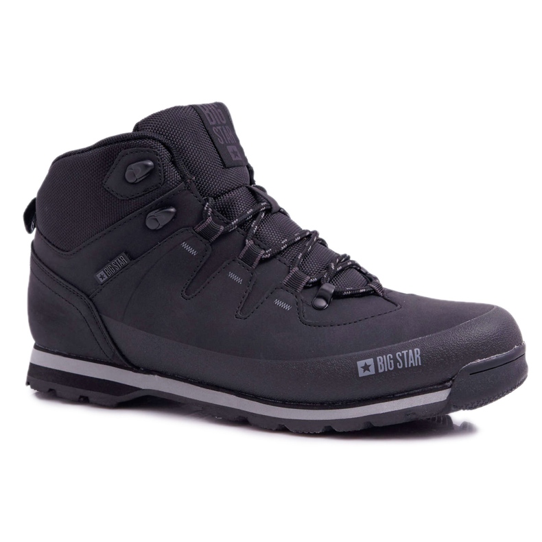 Zapatos Trekking Hombre Big Star Black EE174437 negro
