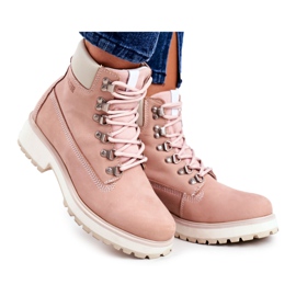 Botas de Mujer Trappers Big Star Pastel Pink EE274034 rosa