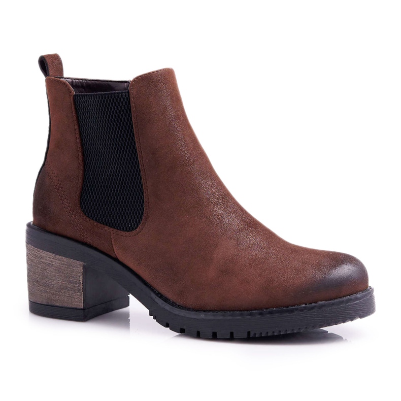 Botas De Mujer Con Tacón Alto Sergio Leone Marrón BT702