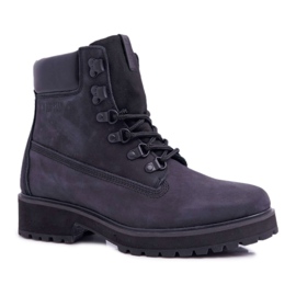 Botas de Mujer Trappers Big Star Black EE274033 negro