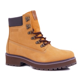 Botas de Mujer Trappers Big Star Camel EE274035 marrón