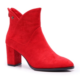 Botas De Mujer De Tacón Alto Sergio Leone Rojo BT525
