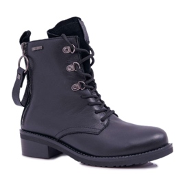 Botas de Mujer Workers Big Star Leather Negras EE274506 negro