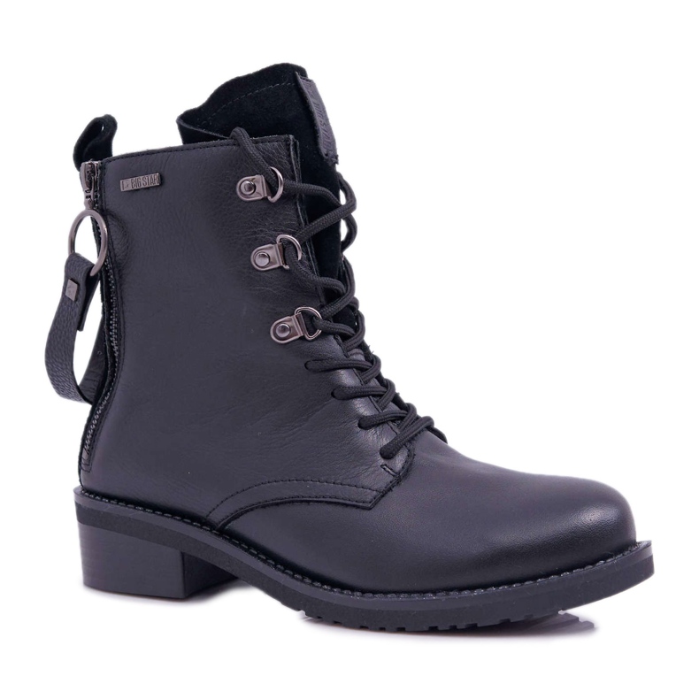 Botas de Mujer Workers Big Star Leather Negras EE274506 negro Botas de Mujer Workers Big Star Leather Negras EE274506 negro