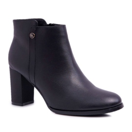 Botas De Mujer Con Tacón Alto Sergio Leone Negro BT518