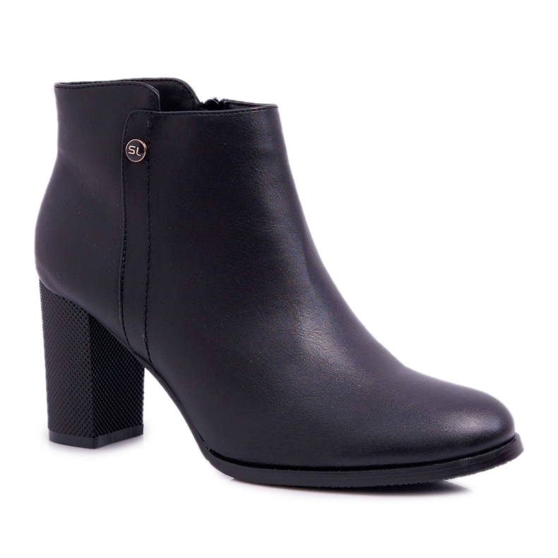 Botas De Mujer Con Tacón Alto Sergio Leone Negro BT518