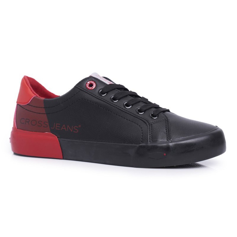 Zapatillas de Hombre Cross Jeans Negras EE1R4046C negro rojo Zapatillas de Hombre Cross Jeans Negras EE1R4046C negro rojo