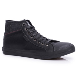 Zapatillas de Hombre High Big Star Negras EE174102 negro