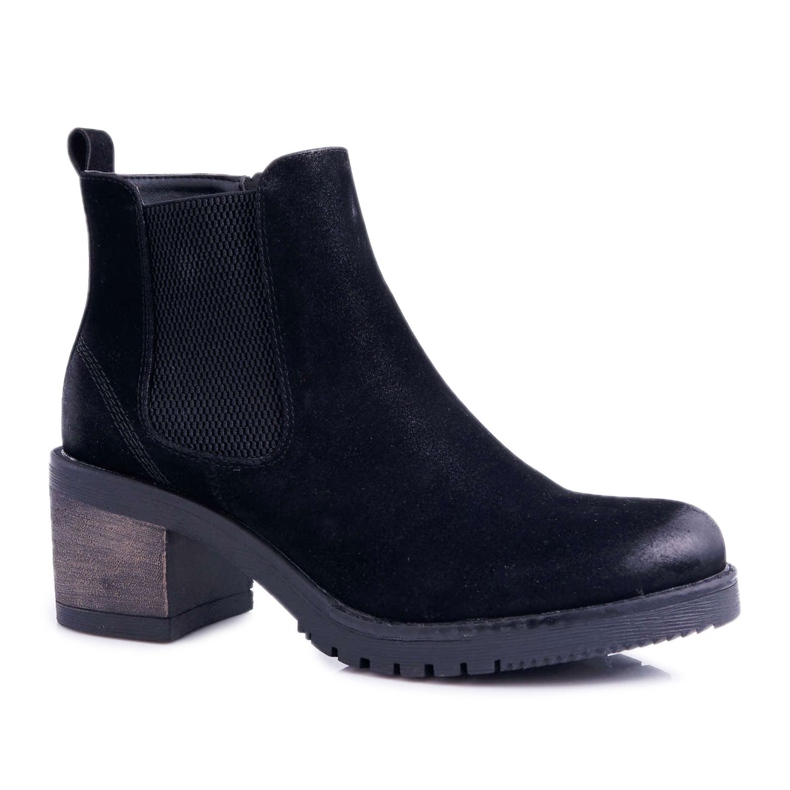 Botas De Mujer Con Tacón Alto Sergio Leone Negro Br BT702 Botas De Mujer Con Tacón Alto Sergio Leone Negro Br BT702