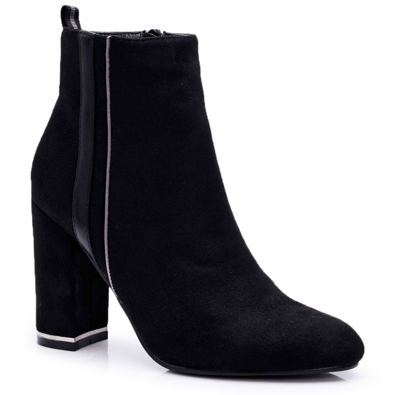 FE1 Botas De Mujer Con Tacón Alto Negro Domeno FE1 Botas De Mujer Con Tacón Alto Negro Domeno