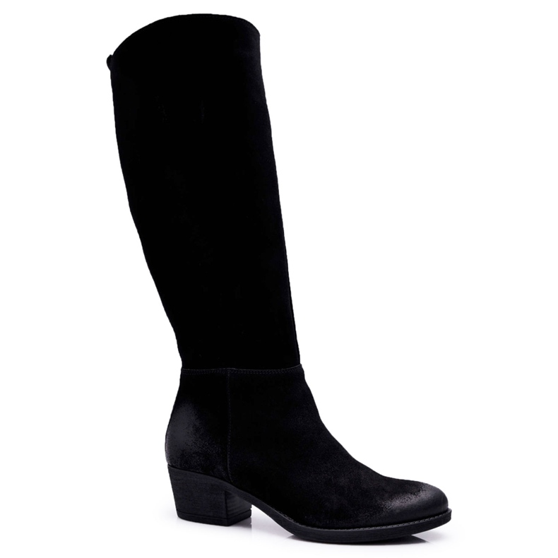 Botas de Mujer Laura Messi 2071 Cuero Ante Negro This Love