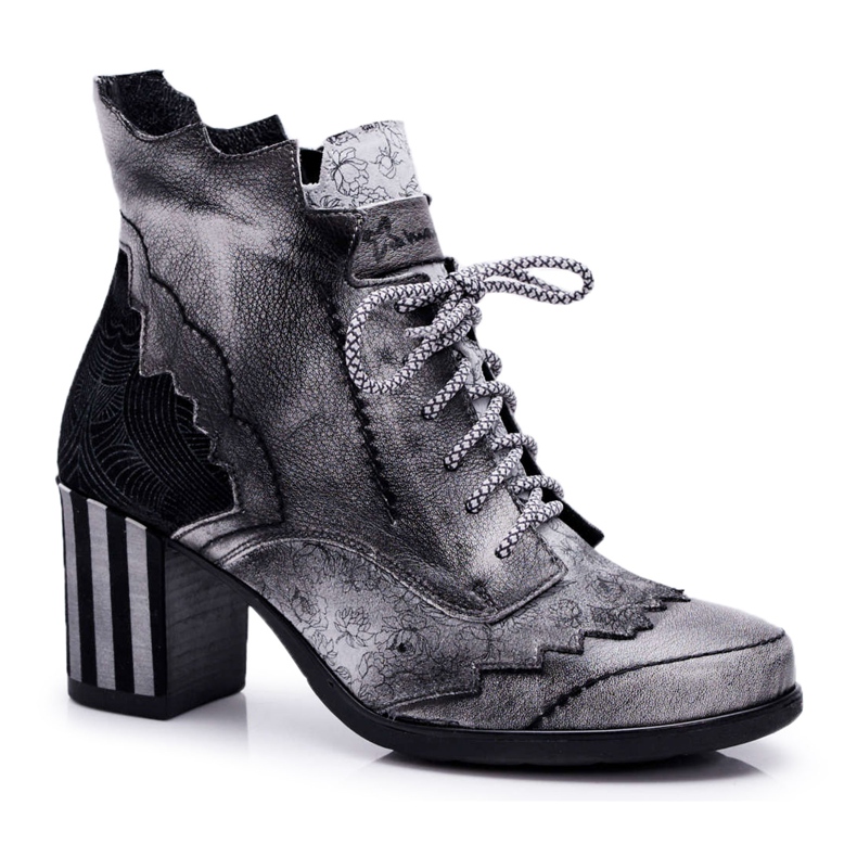 Botas Mujer Piel Maciejka Gris 03190