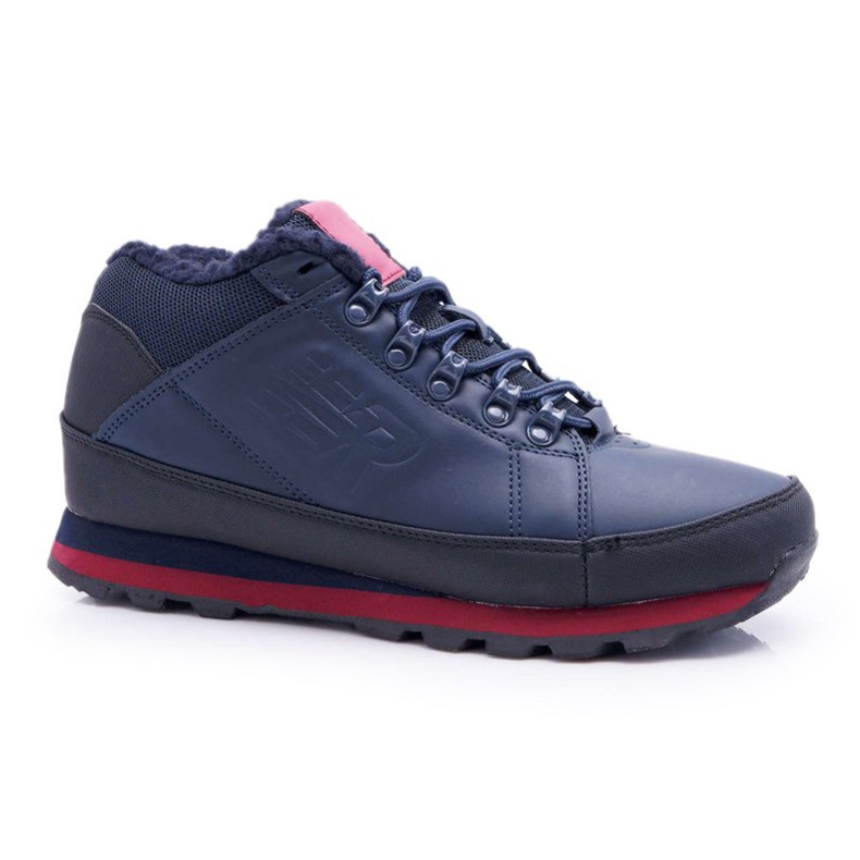 Zapatos Trekking Para Hombre Altos Al Aire Libre Azul Marino Noriginals rojo