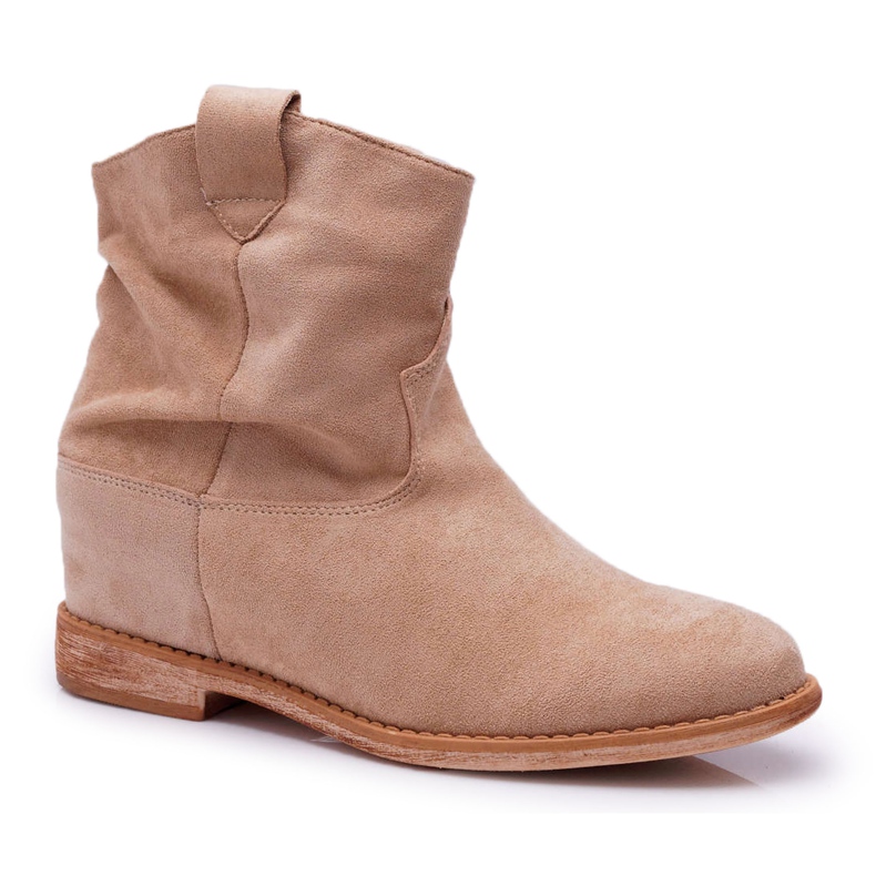 MSMG Botines de Mujer Beige Ellen MSMG Botines de Mujer Beige Ellen
