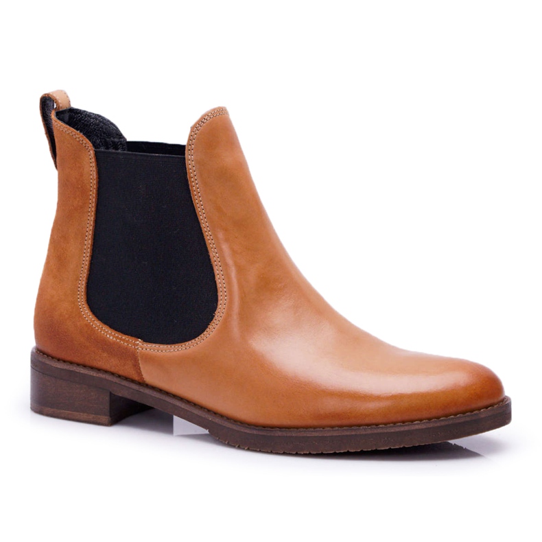 Botas de mujer Piel Jodhpur boots Maciejka Camel 04359 marrón
