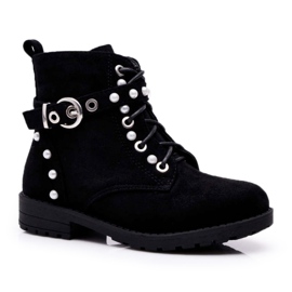 POPA Botas Infantiles Pearl Black Nargos negro