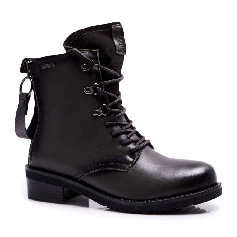 Botas de Mujer Workers Big Star Cuero Gris EE274507