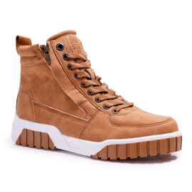 Zapatos Deportivos De Mujer Big Star High Camel EE274224 marrón Zapatos Deportivos De Mujer Big Star High Camel EE274224 marrón