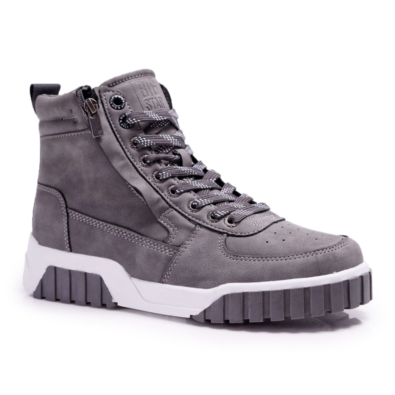 Zapatos Deportivos Mujer Big Star High Gris EE274222