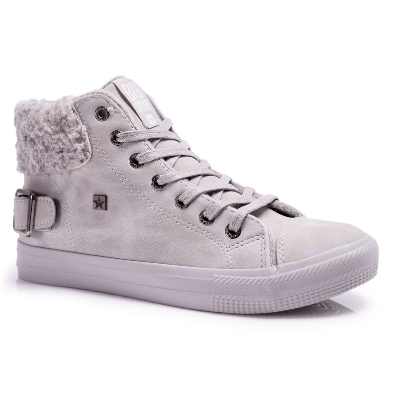 Zapatillas de Mujer Big Star High Warm Grey EE274079 gris