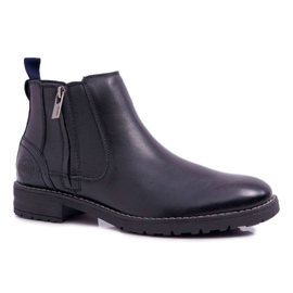 Botas Hombre Piel Big Star Negras EE174287 negro Botas Hombre Piel Big Star Negras EE174287 negro