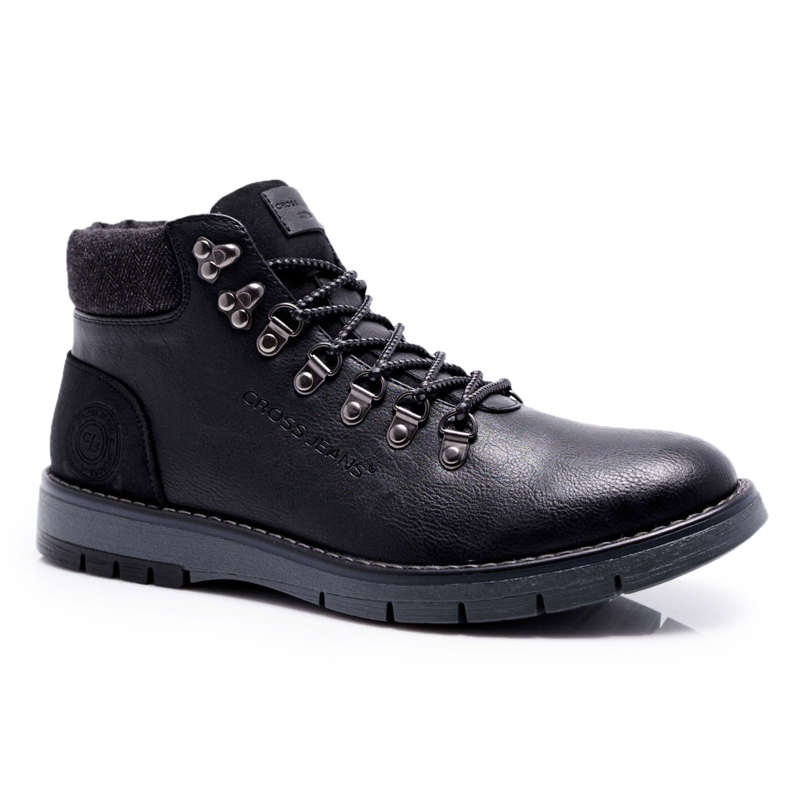 Hombre Trappers Cross Jeans Negro EE1R4081C