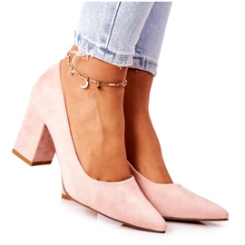 SEA De Mujer Zapatos De Salón Con Tacón Ante Beige Florena