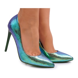 PS1 Stilettos Mujer Azul Iridiscente WildStar