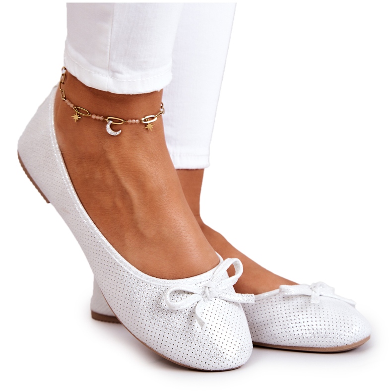 EVE Bailarinas clásicas para mujer Plantilla perfilada Silver Fimme gris