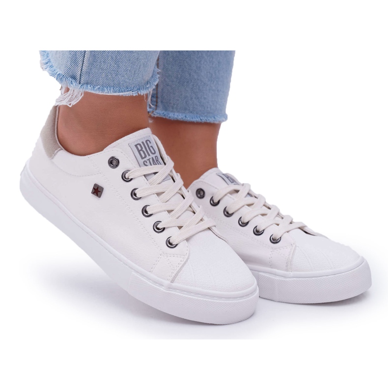 Zapatillas de Mujer Big Star White BB274033 blanco