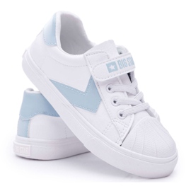 Zapatillas Infantiles Niños Big Star Con Velcro Blanco FF374120