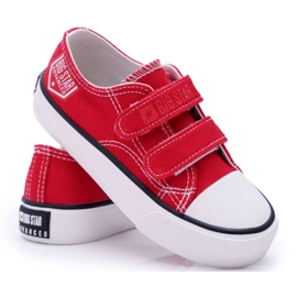 Zapatillas Infantiles Big Star Con Velcro Rojo FF374063