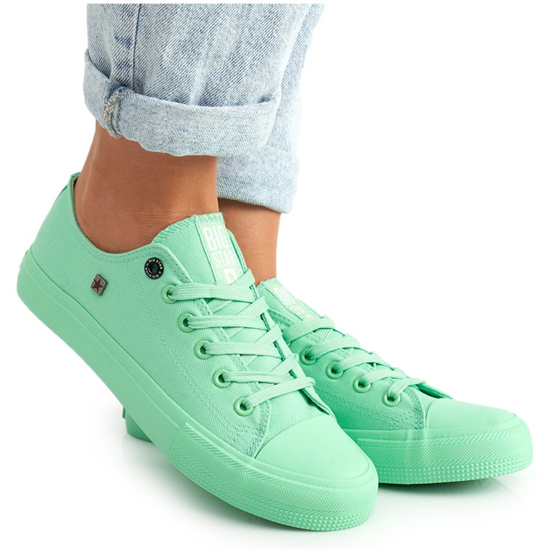 Zapatillas de Mujer Big Star Green AA274030 verde