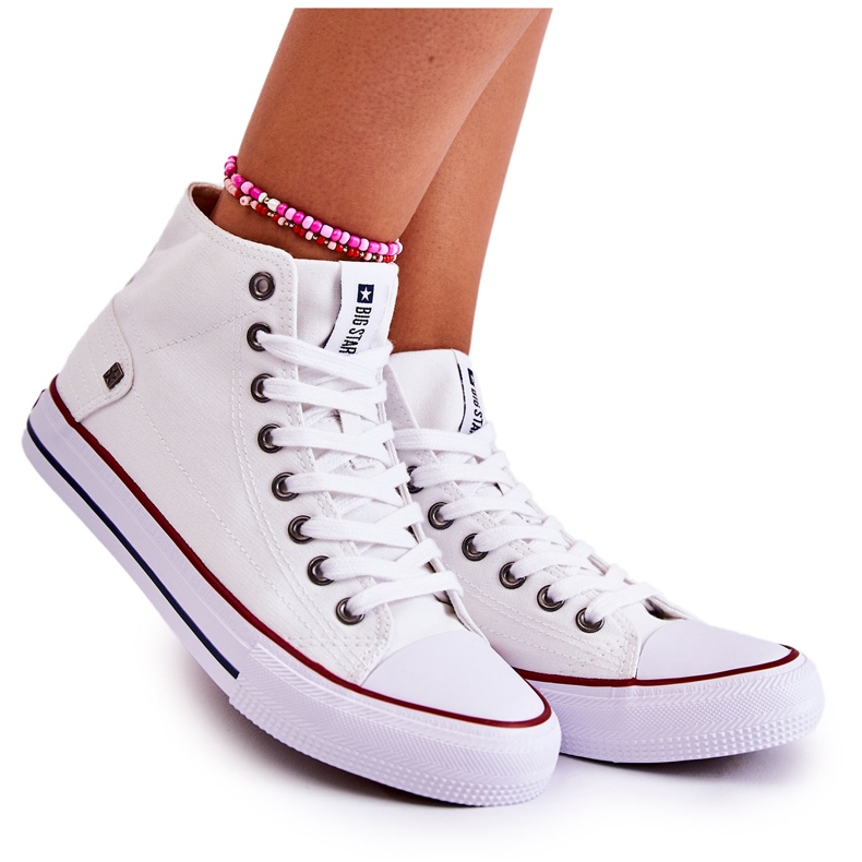 Zapatillas de Mujer Big Star High White DD274332 blanco Zapatillas de Mujer Big Star High White DD274332 blanco