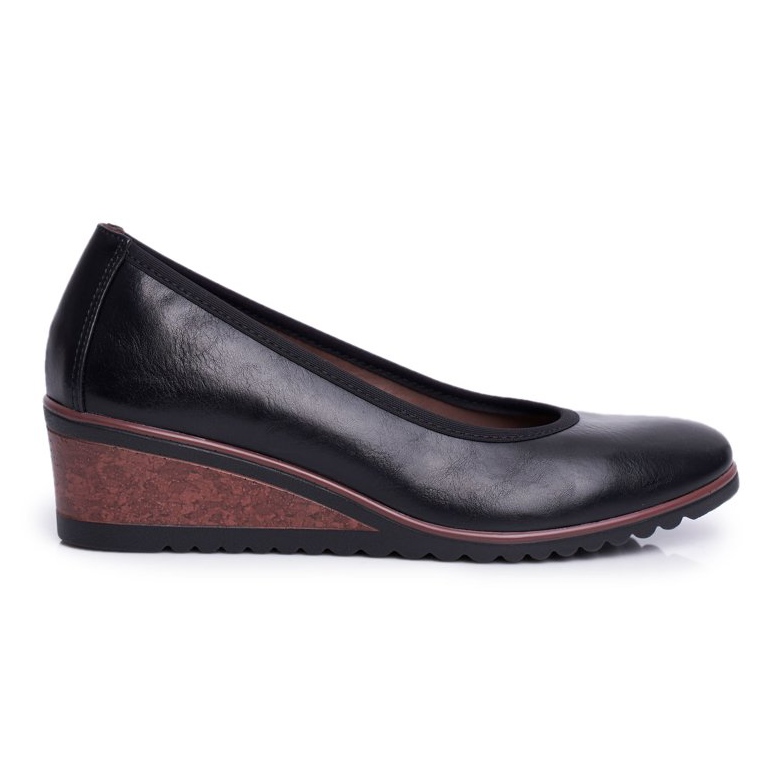 Vinceza Zapatos brogues con cuñas para mujer Black Belli negro