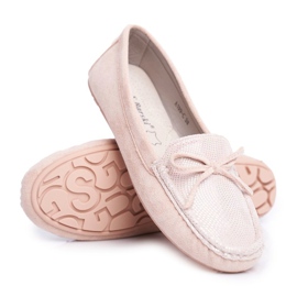 Mocasines Mujer Ante S.Barski A199 Beige Wannabe