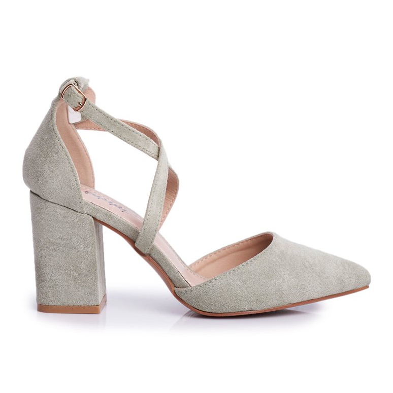 PS1 De Mujer Salón Con Tacón Con Spitz Verde Tráfico multicolor