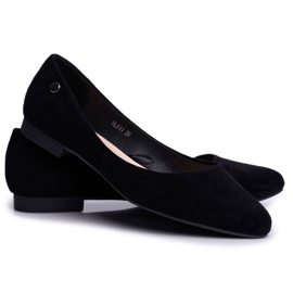 Bailarinas Mujer Suede Sergio Leone BL611 Black Nemsis negro