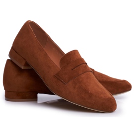 Mocasines Mujer Ante Sergio Leone MK734 Camel Nebbi marrón