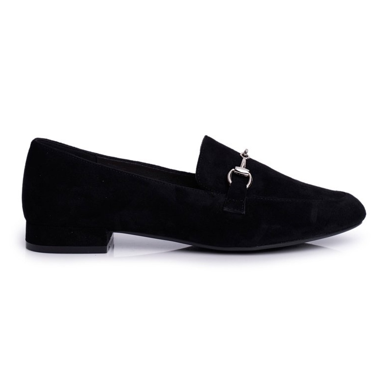 Mocasines Mujer Ante Sergio Leone MK733 Negro Febbi