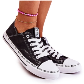 Zapatillas de Mujer Big Star Calado Negro FF274023 Zapatillas de Mujer Big Star Calado Negro FF274023